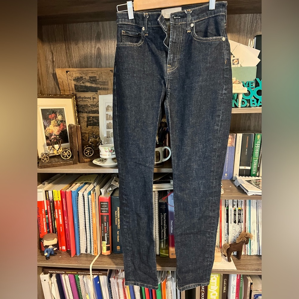 Everlane high rise skinny jeans, 26